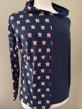 Houston Astros Hooded Long Sleeved Tee by Concept Sports • Size M